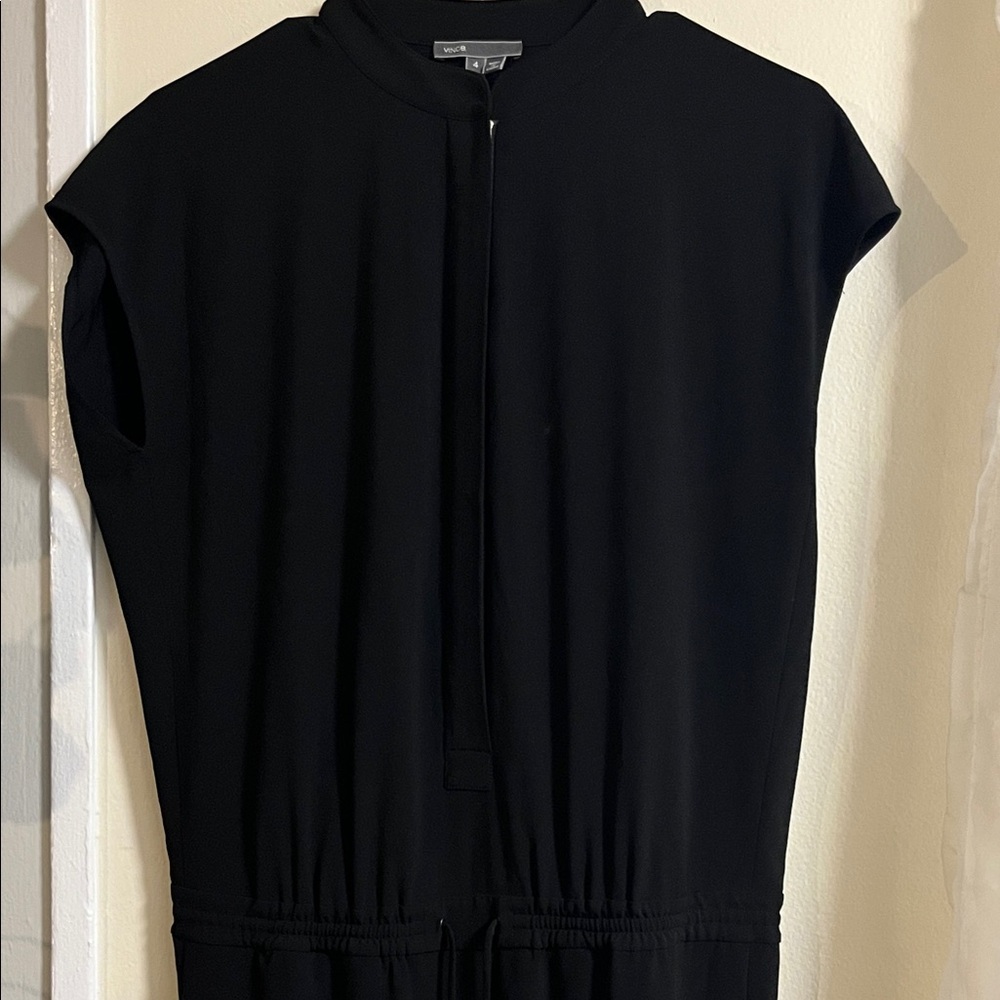 Vince Classic Black Jumpsuit - Picture 4 of 8